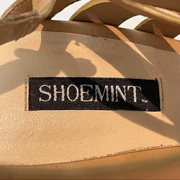 Shoemint gladiator stiletto buckle leather tan - Picture 7 of 9